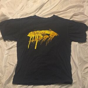 The Used Black T-Shirt with Yellow Graphic